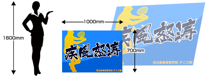 サイズの目安サンプル1